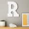 6 Pack: 9" White MDF Whimsy Letter by Make Market®